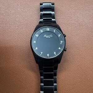Men’s Kenneth Cole Black Stainless Steel Watch